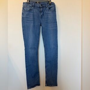 7 For All Mankind Men’s Slim Jeans in Medium Blue Wash